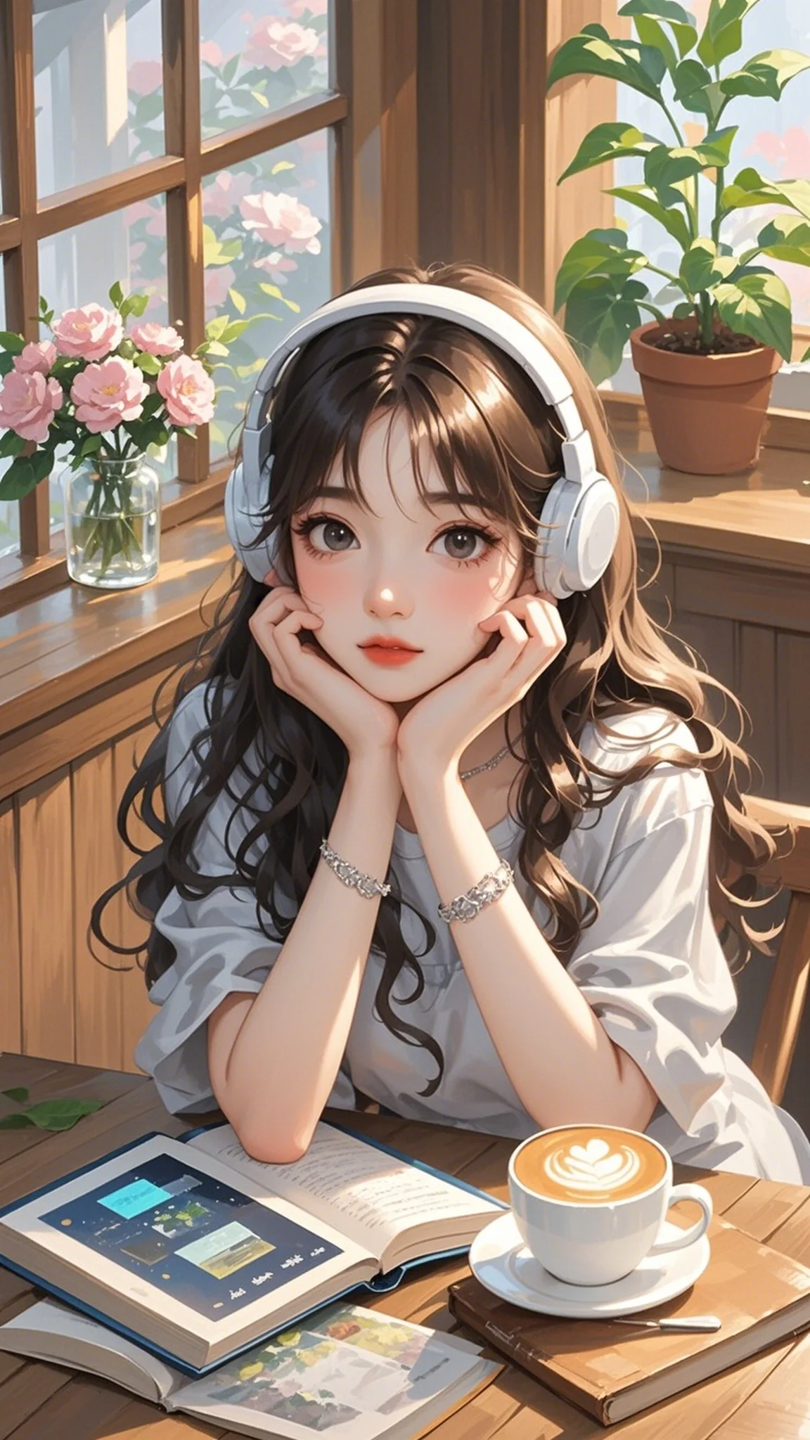 半卷书残烛影深